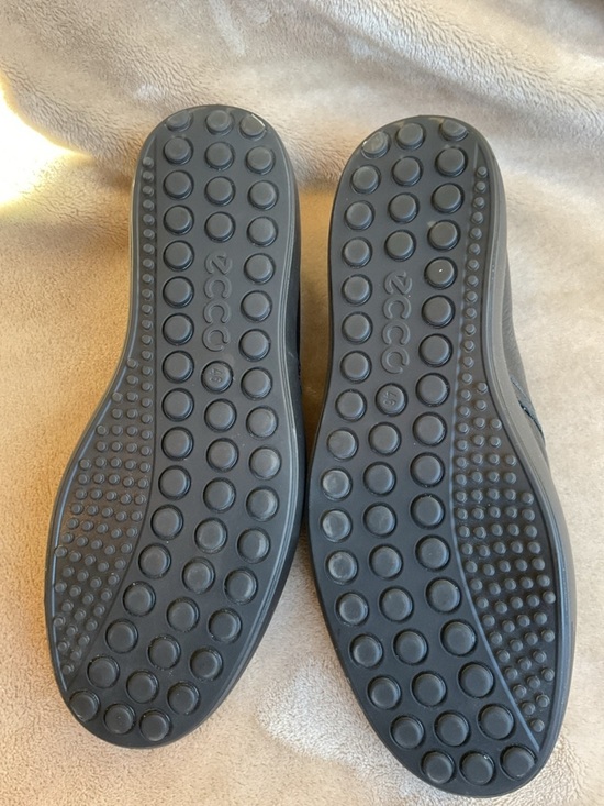 Ecco Men\'s Soft 7 Black Slip-On Leather Sneakers size 46 main image 5